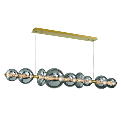 Atomo 74" Wide LED Linear Chandelier