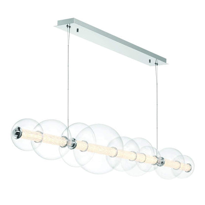 Atomo 74" Wide LED Linear Chandelier