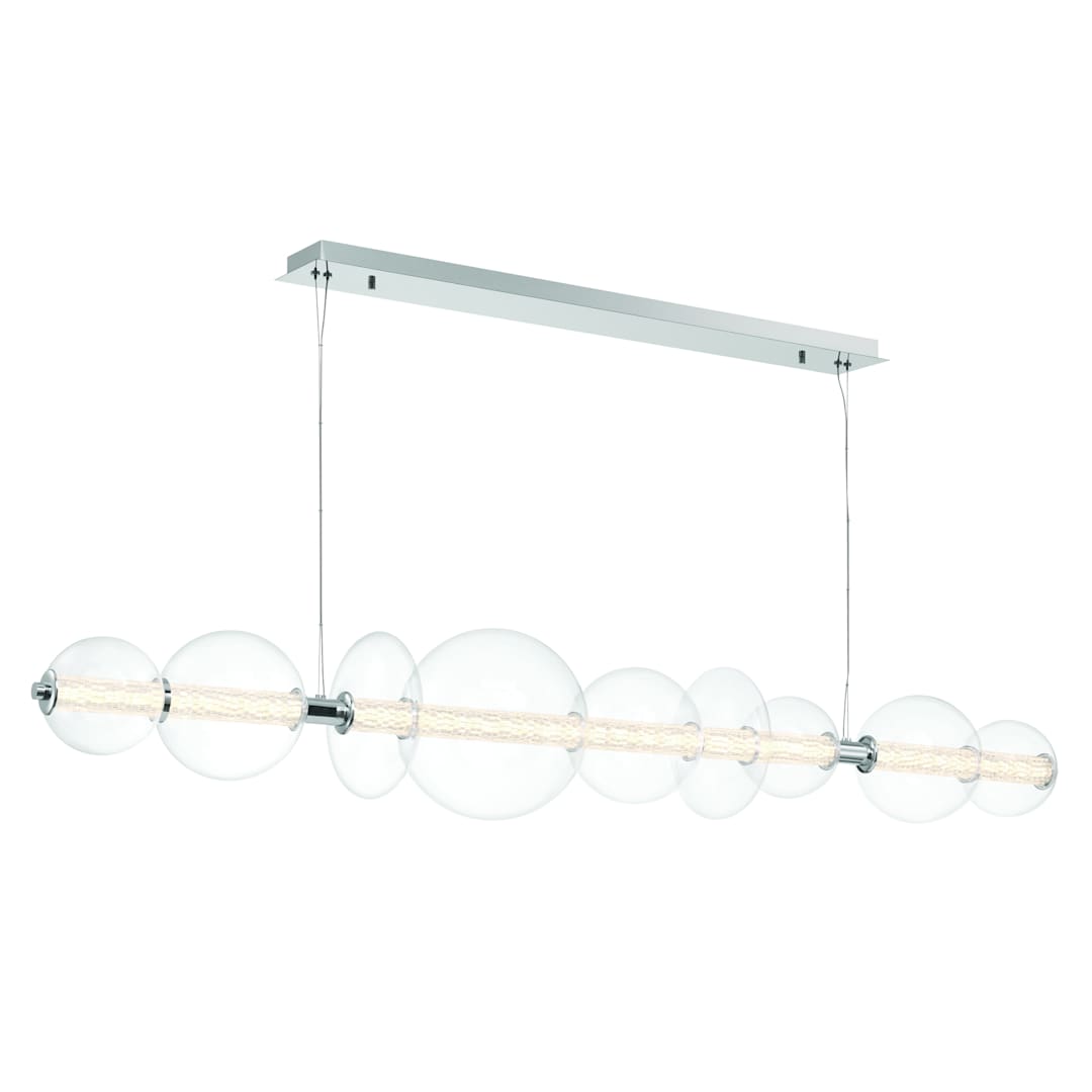 Atomo 74" Wide LED Linear Chandelier