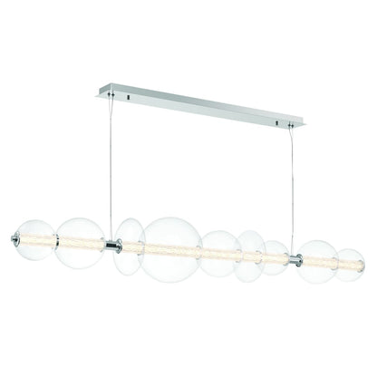 Atomo 74" Wide LED Linear Chandelier