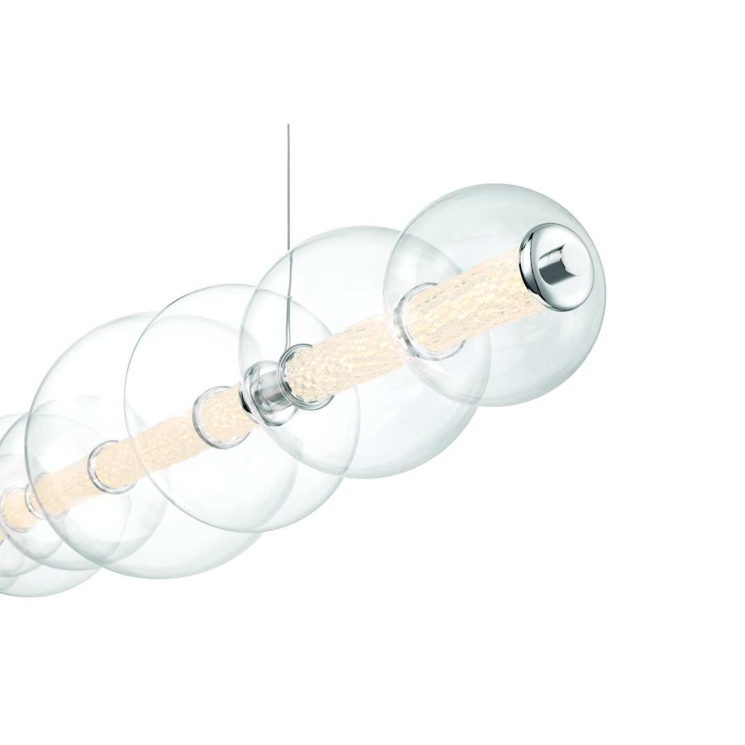 Atomo 74" Wide LED Linear Chandelier