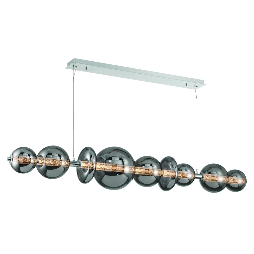 Atomo 74" Wide LED Linear Chandelier