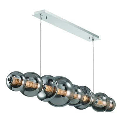 Atomo 74" Wide LED Linear Chandelier