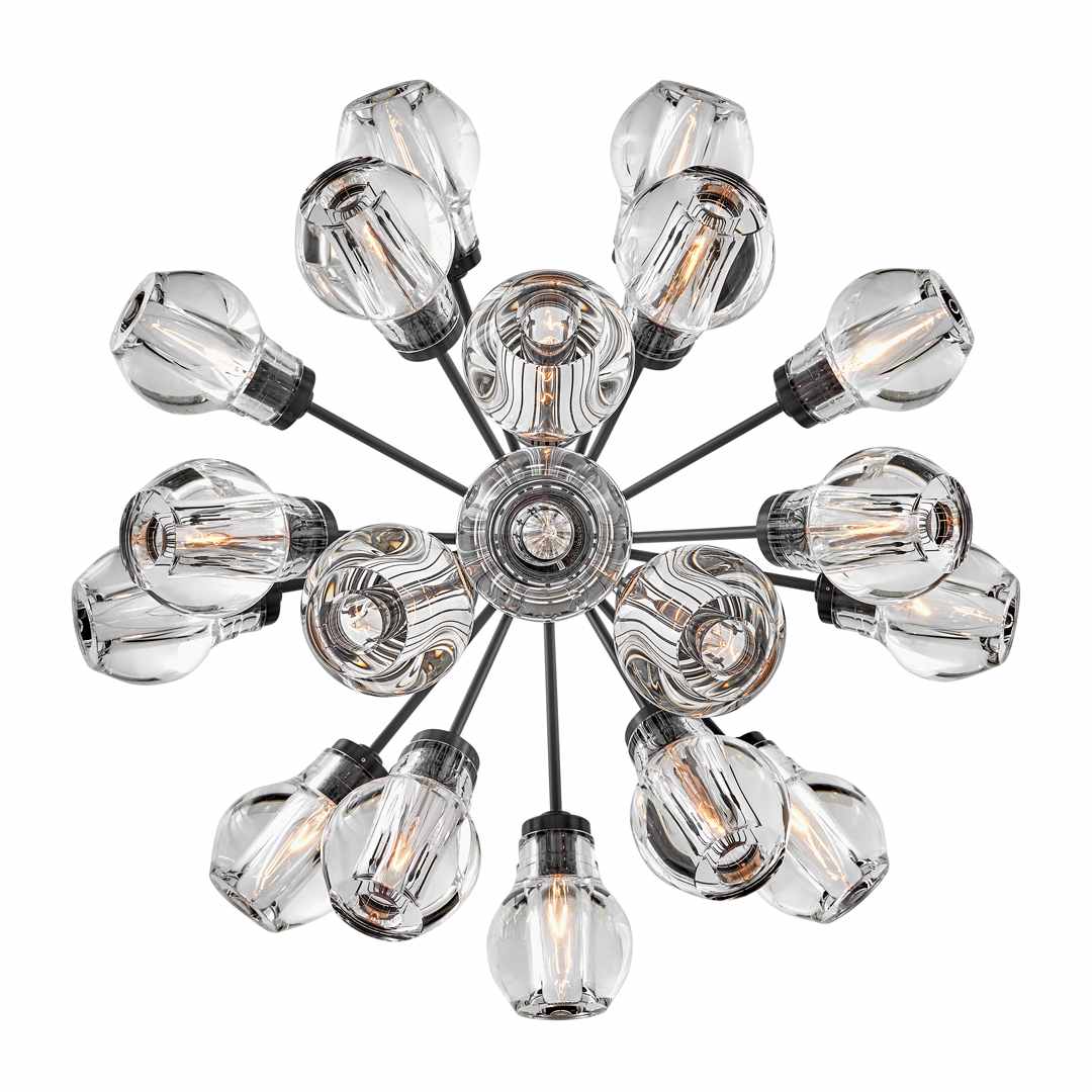Elise 19 Light 27" Wide Abstract Pendant