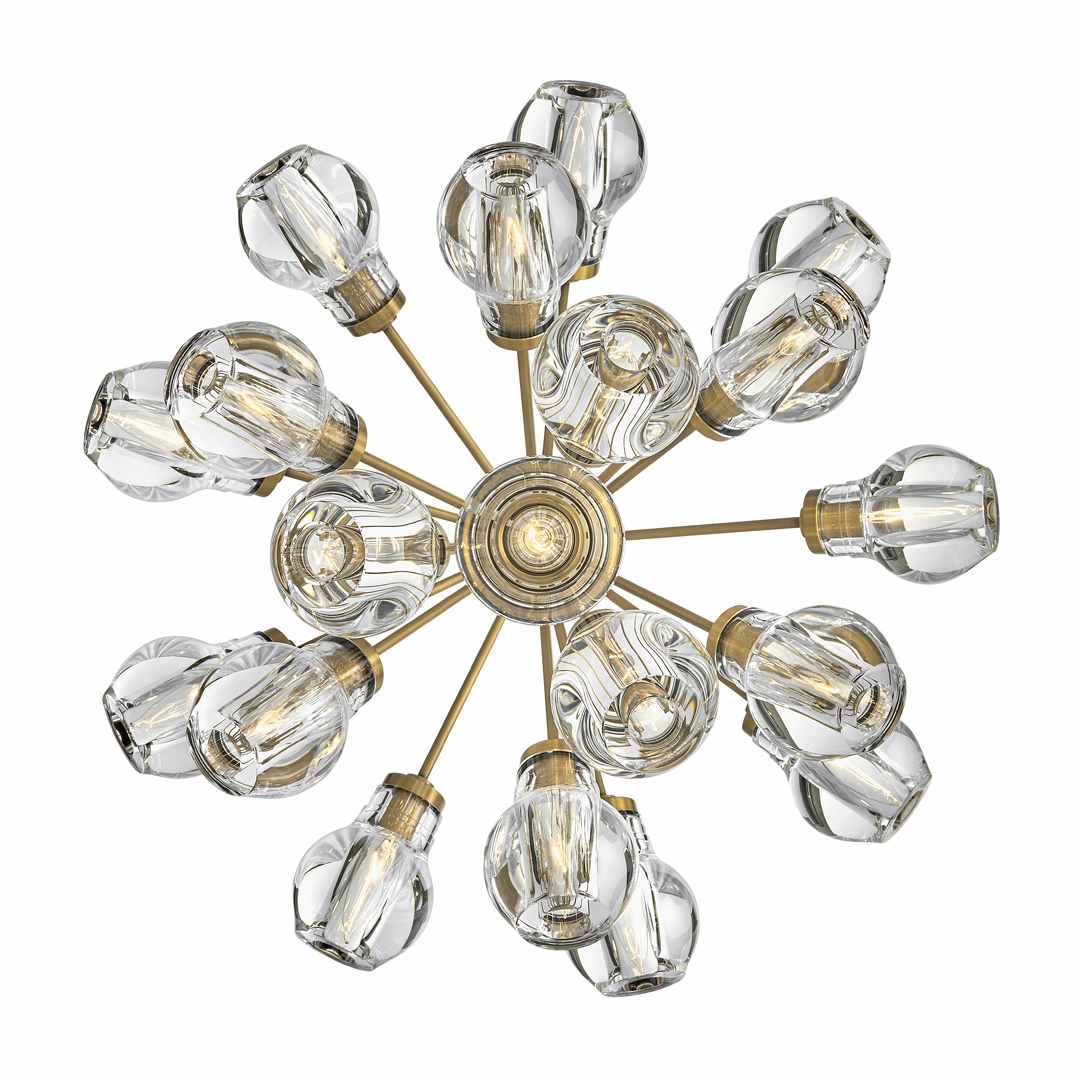 Elise 19 Light 27" Wide Abstract Pendant