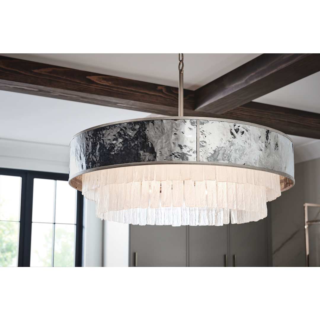 Reverie 8 Light 36" Wide Crystal Drum Chandelier