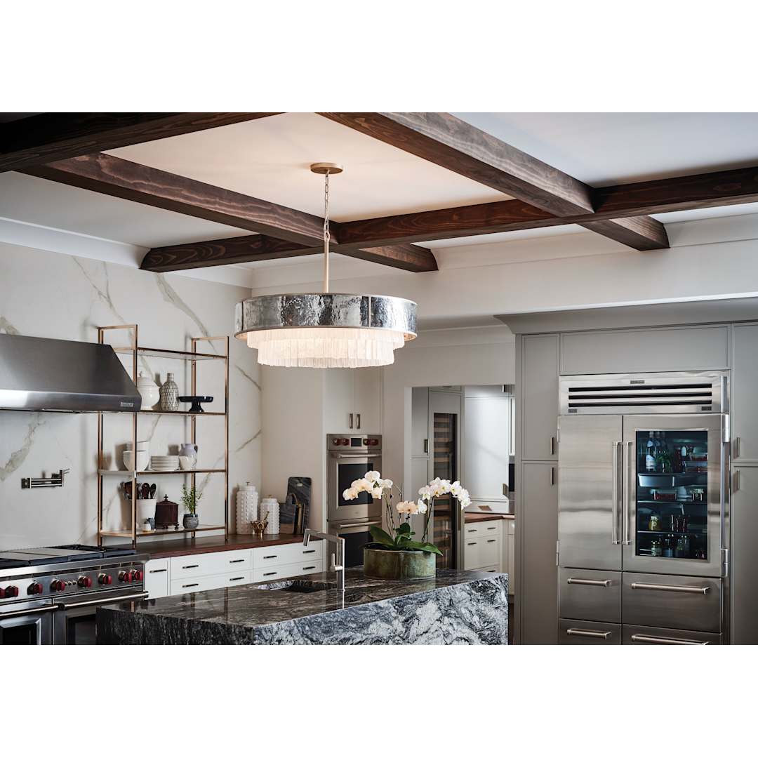 Reverie 8 Light 36" Wide Crystal Drum Chandelier