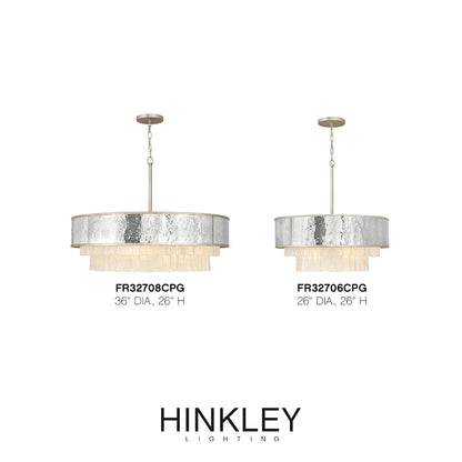 Reverie 8 Light 36" Wide Crystal Drum Chandelier