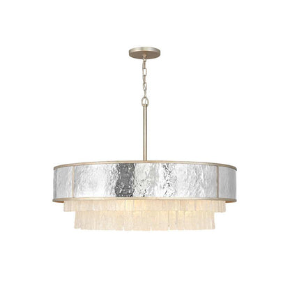 Reverie 8 Light 36" Wide Crystal Drum Chandelier