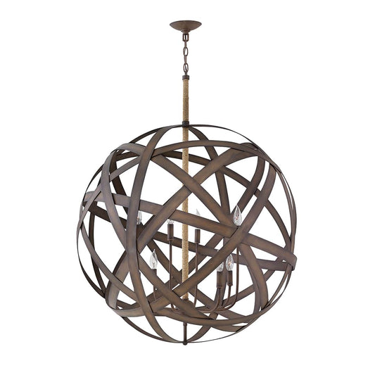 Carson 8 Light 34" Wide Globe Chandelier