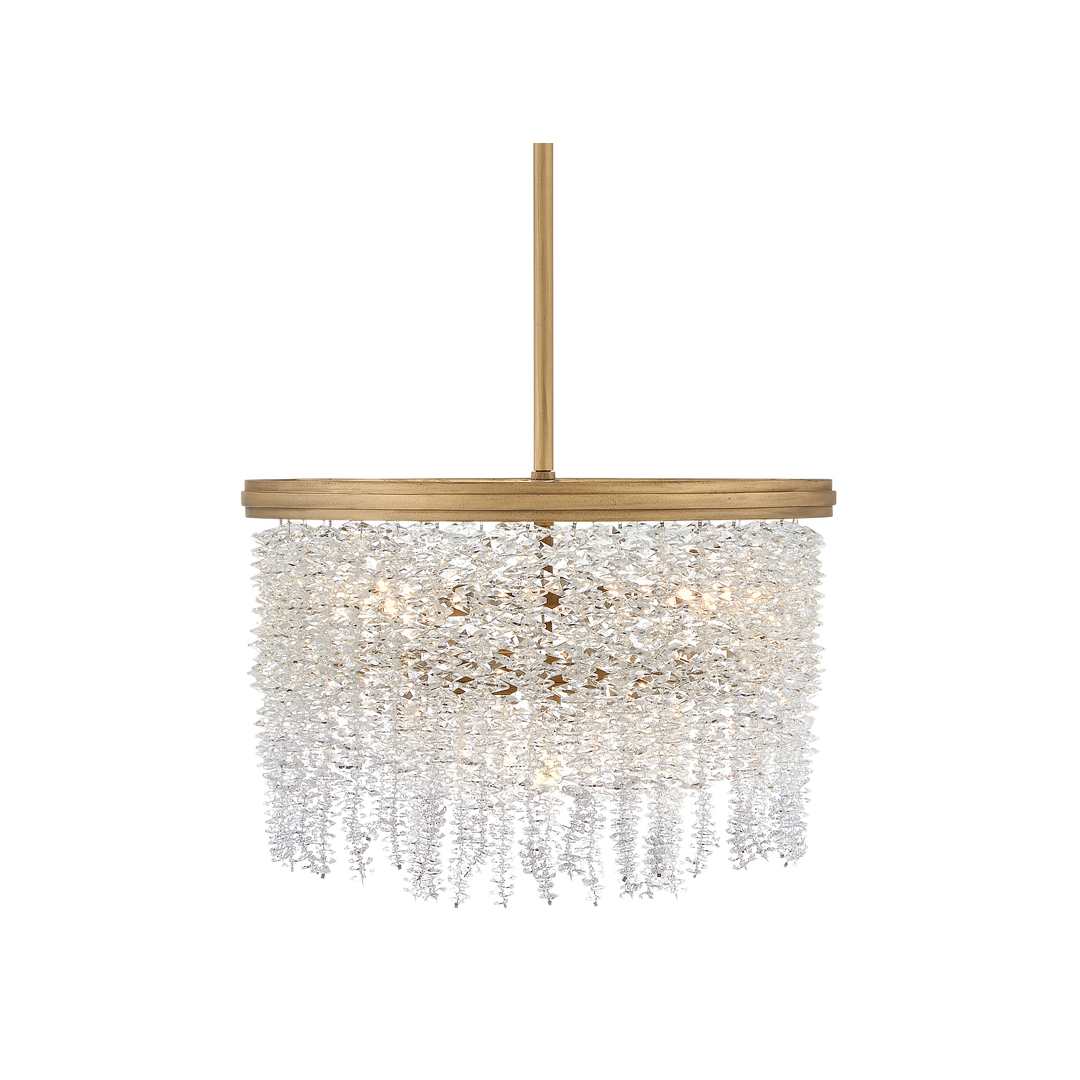 Rubina 4 Light 18" Wide Crystal Pendant
