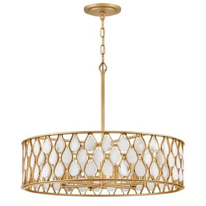 Estie 6 Light 28" Wide Drum Chandelier