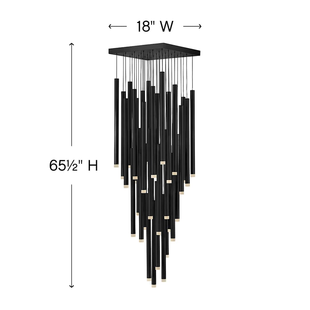 Harmony 36 Light 18" Wide LED Multi Light Pendant