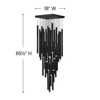 Harmony 36 Light 18" Wide LED Multi Light Pendant
