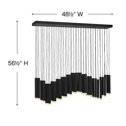 Harmony 45 Light 48" Wide LED Multi Light Pendant