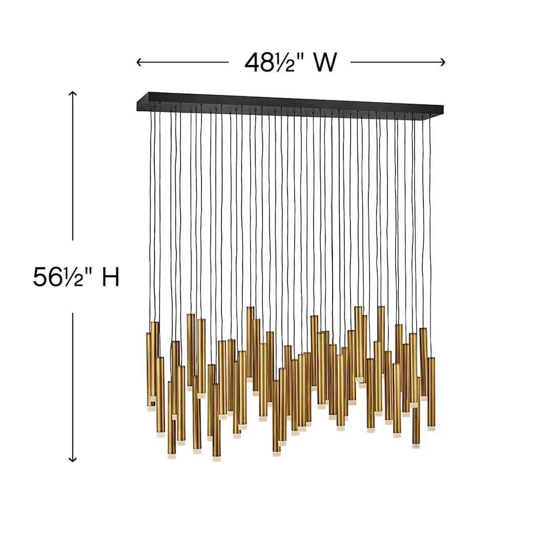 Harmony 45 Light 48" Wide LED Multi Light Pendant