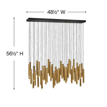 Harmony 45 Light 48" Wide LED Multi Light Pendant
