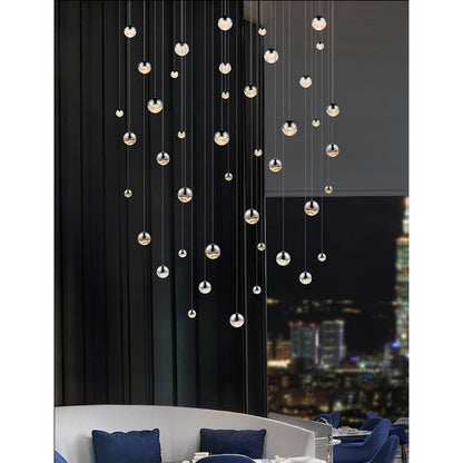 Grapes 16 Light 24" Wide LED Suspension Multi Light Pendant