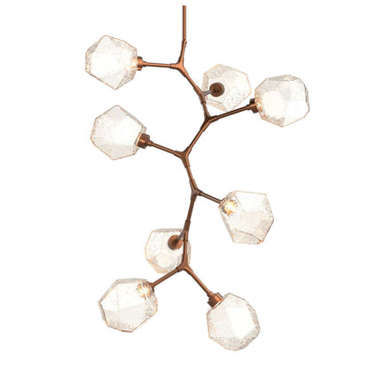Gem 30" Wide 8 Light LED Abstract Chandelier