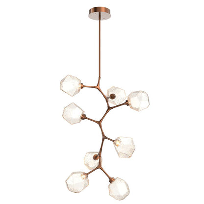 Gem 30" Wide 8 Light LED Abstract Chandelier