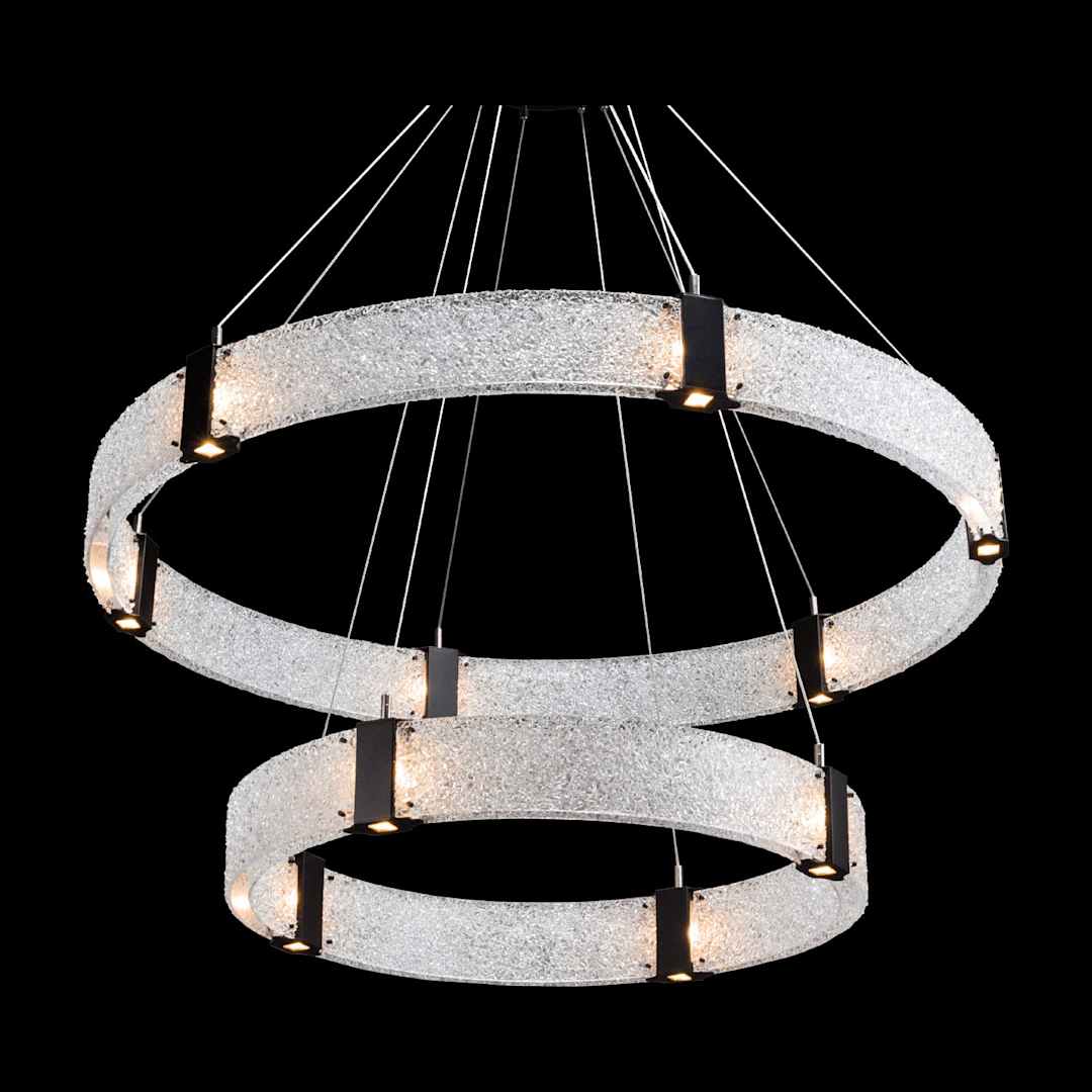 Parallel 60" Wide LED Ring Chandelier