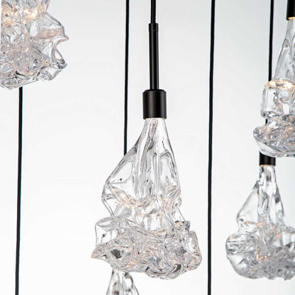 Blossom 9 Light 27" Wide LED Multi Light Pendant