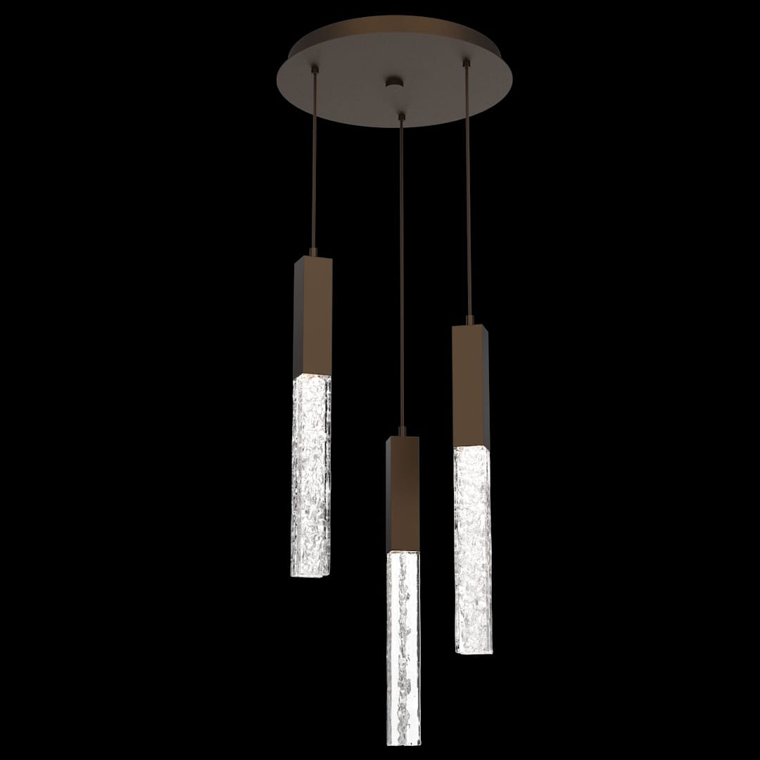 Axis 3 Light 16" Wide LED Multi Light Pendant