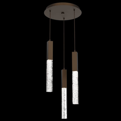 Axis 3 Light 16" Wide LED Multi Light Pendant