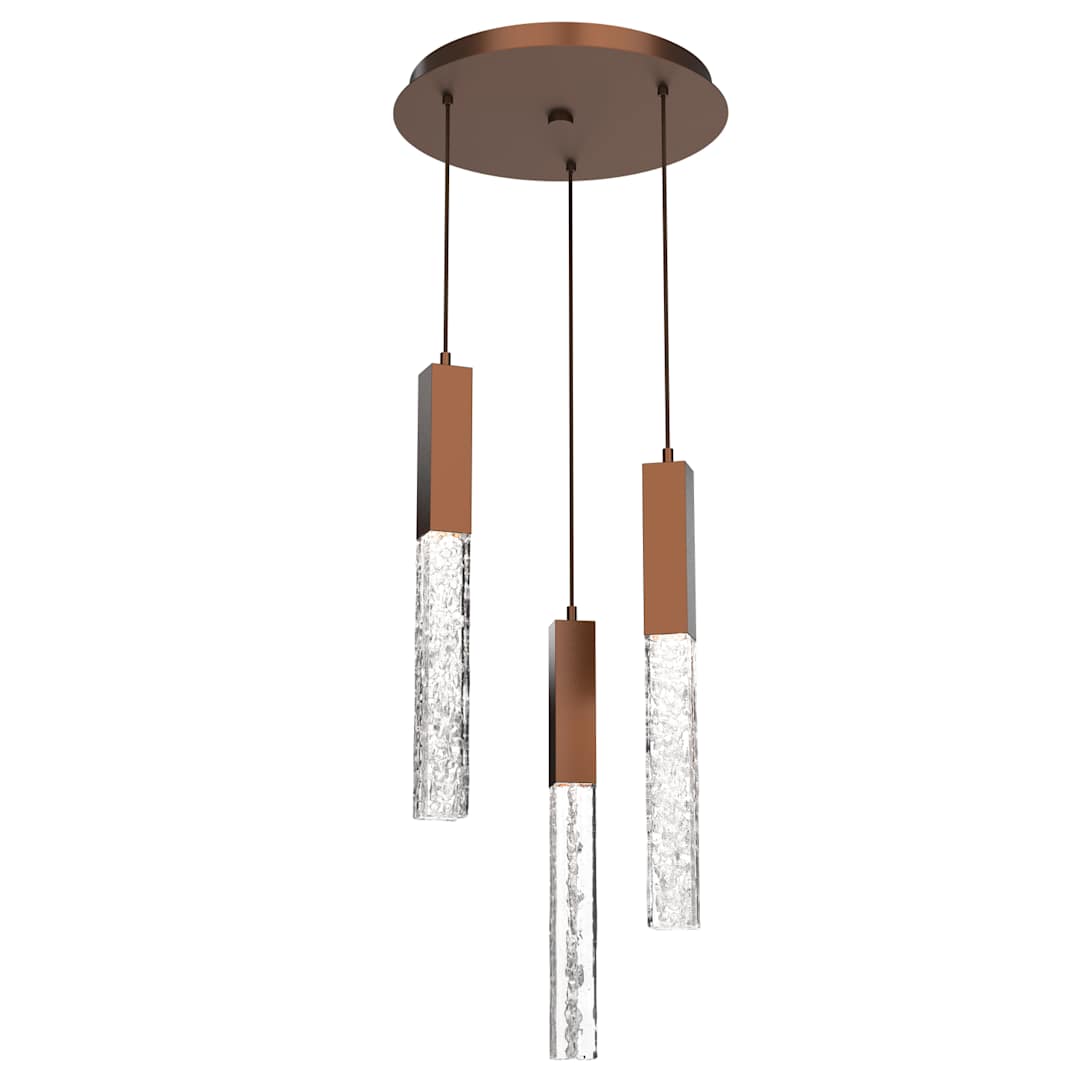 Axis 3 Light 16" Wide LED Multi Light Pendant
