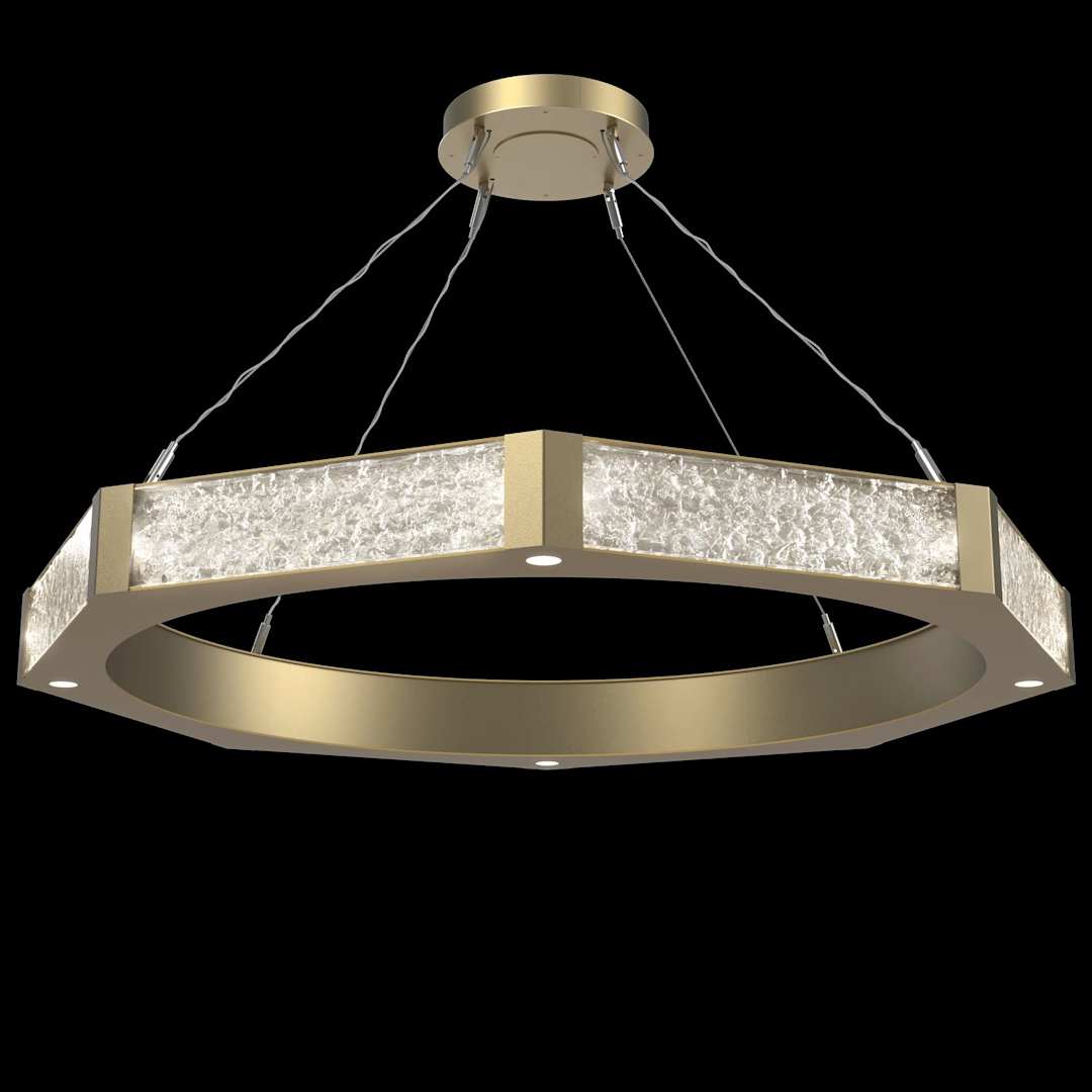 Glacier 20 Light 48" Wide LED Ring Chandelier