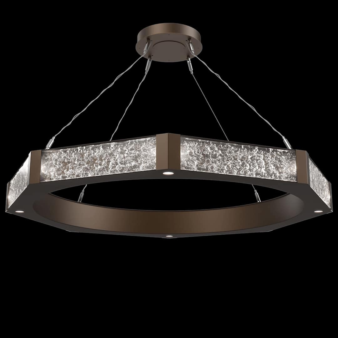 Glacier 20 Light 48" Wide LED Ring Chandelier