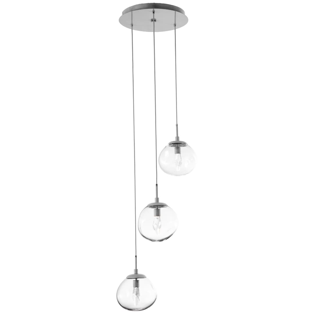 Nova 22" Wide LED Crystal Multi Light Pendant