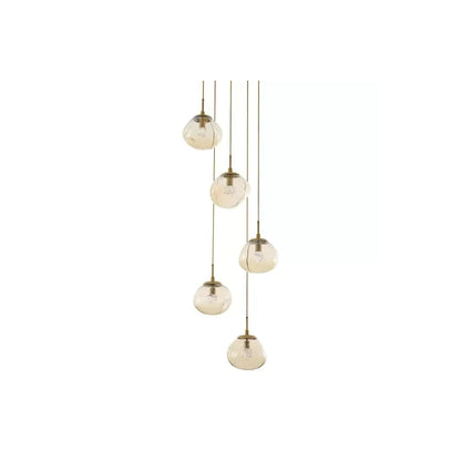 Nova 24" Wide LED Crystal Multi Light Pendant