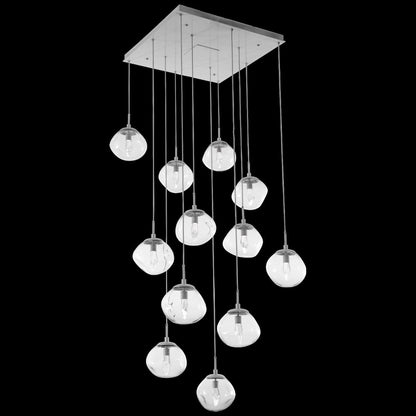 Nova 38" Wide 12 Light LED Crystal Multi Light Pendant