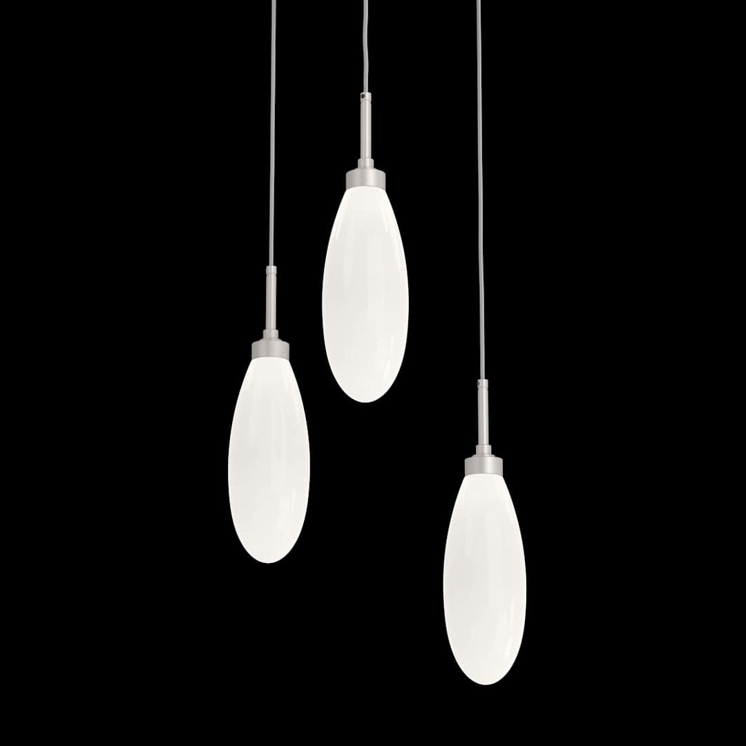 Fiori 3 Light 17" Wide LED Multi Light Pendant - 3000K