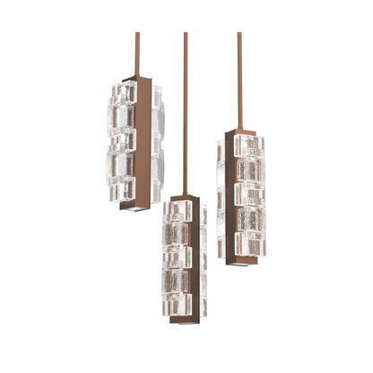 Tessera 21" Wide LED Multi Light Pendant