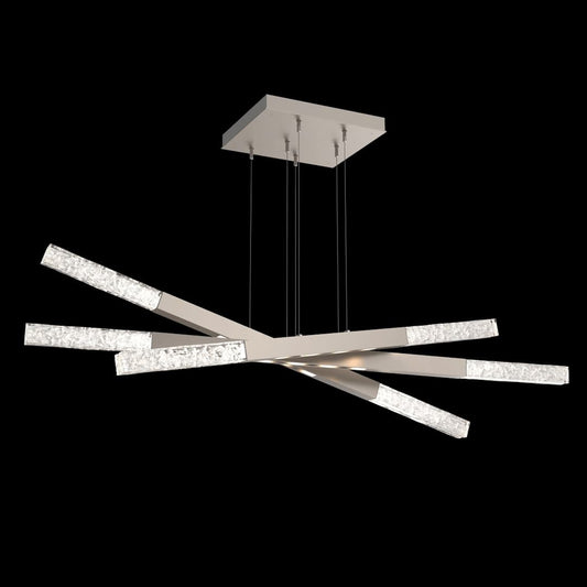 Axis 18 Light 62" Wide LED Abstract Linear Chandelier - 2700K