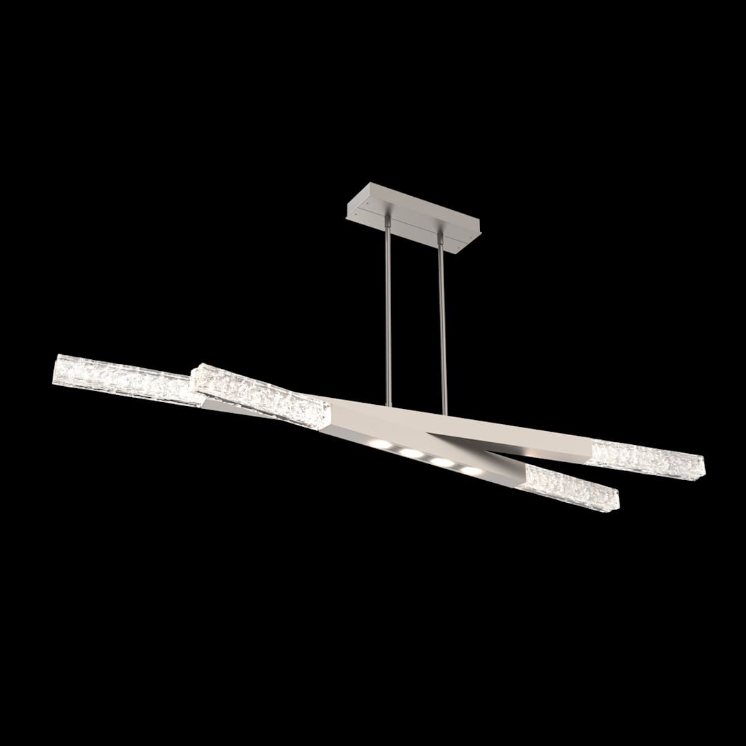 Axis 8 Light 64" Wide LED Abstract Linear Chandelier - 3000K