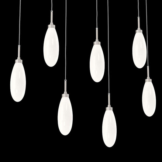 Fiori 7 Light 43" Wide LED Linear Chandelier - 3000K