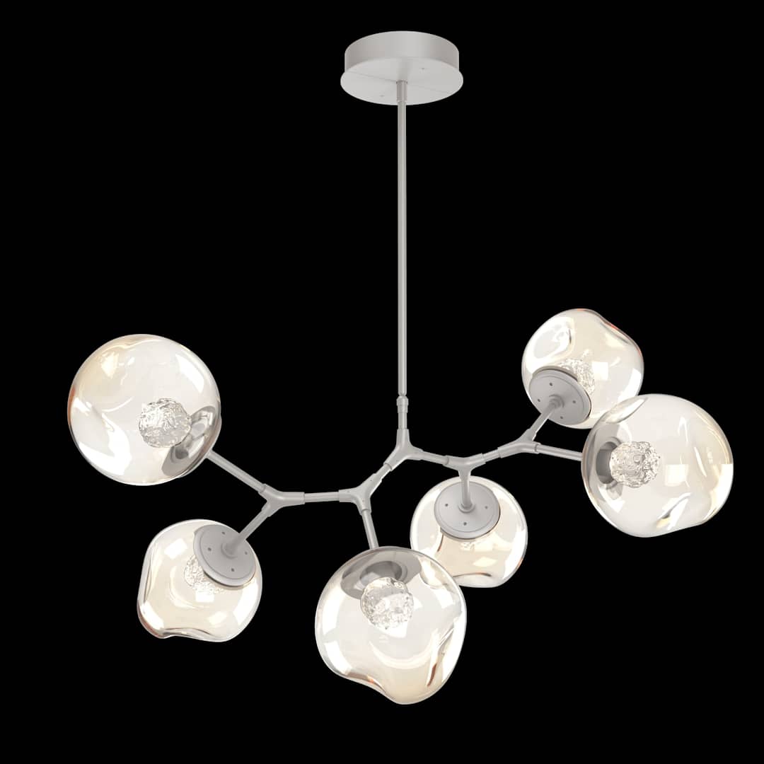 Nebula 6 Light 38" Wide LED Abstract Chandelier - 2700K