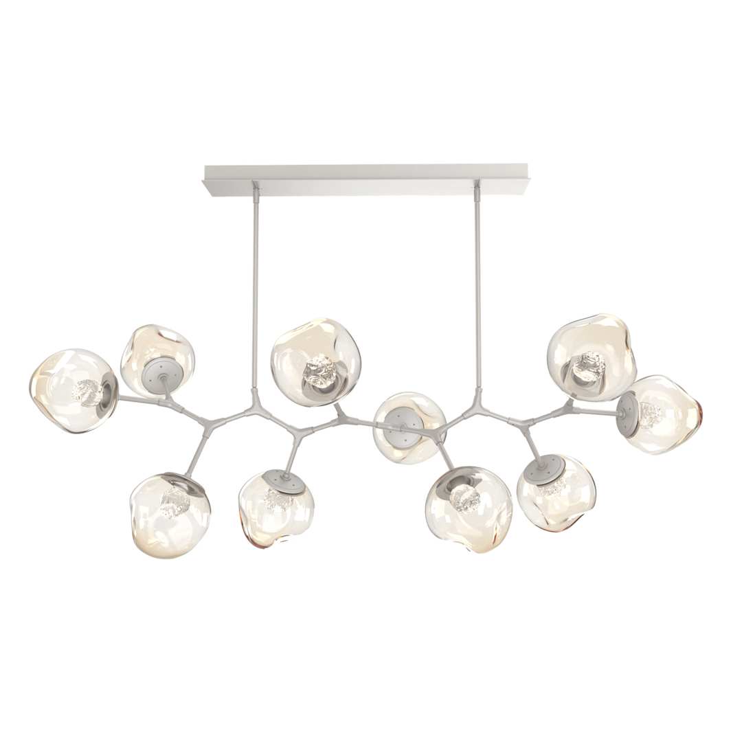 Luna 63" Wide LED Crystal Abstract Chandelier