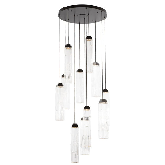 Ledgestone 11 Light 34" Wide LED Multi Light Pendant