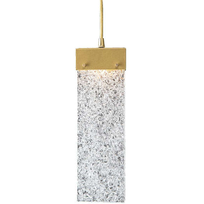 Parallel 48" Wide Artisan Crafted LED Linear Suspension with Hand Textured Glass