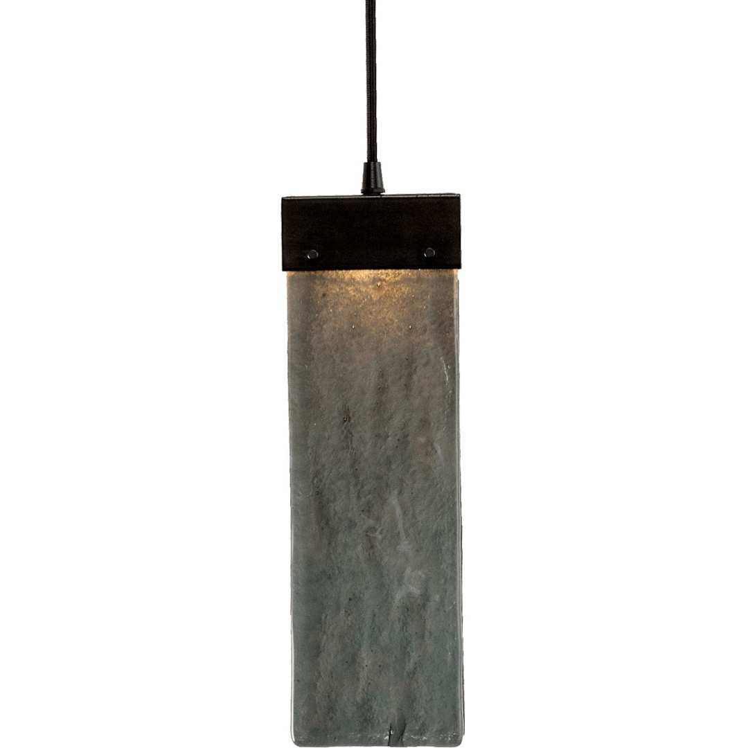 Parallel 33" Wide Artisan Crafted LED Chandelier with Hand Textured Glass