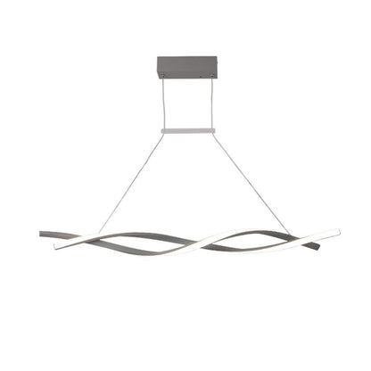 Interwoven Waves LED Modern Pendant Lighting Hanging Lamp Island Lights