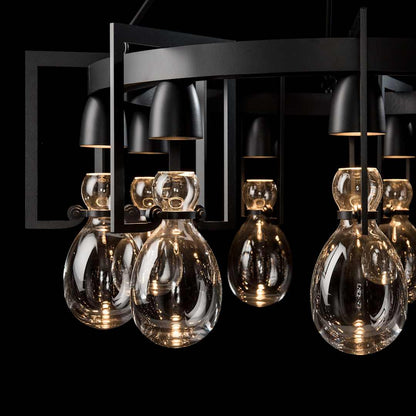 Apothecary 9 Light 35" Wide Chandelier