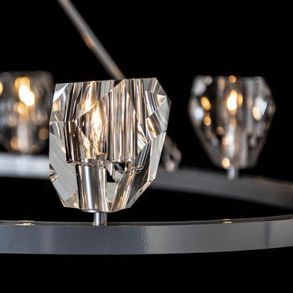 Gatsby 8 Light 45" Wide Crystal Ring Chandelier