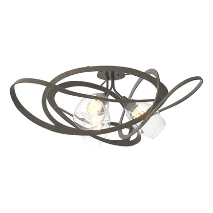 Nest 3 Light 38" Wide Semi-Flush Ceiling Fixture