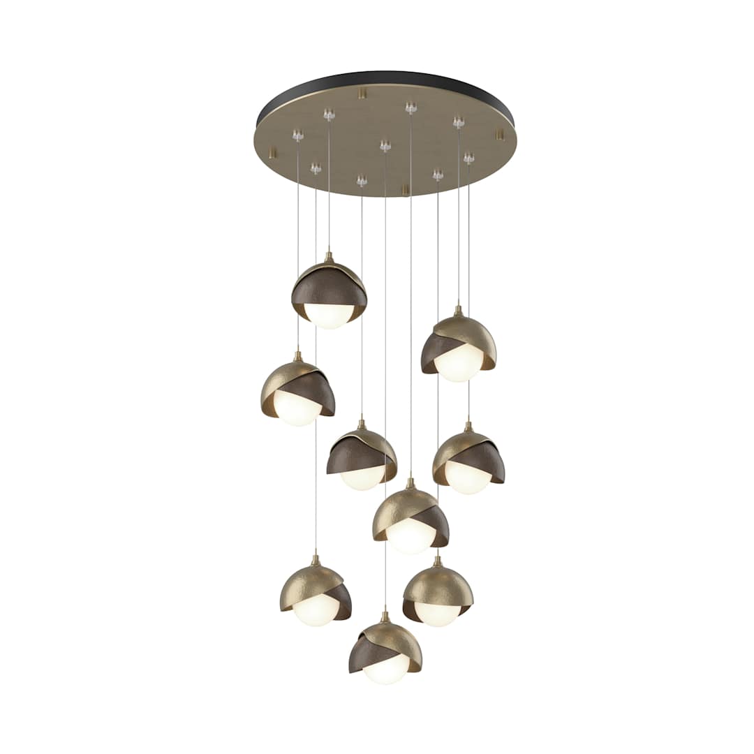 Brooklyn 9 Light 21" Wide Suspension Multi Light Pendant