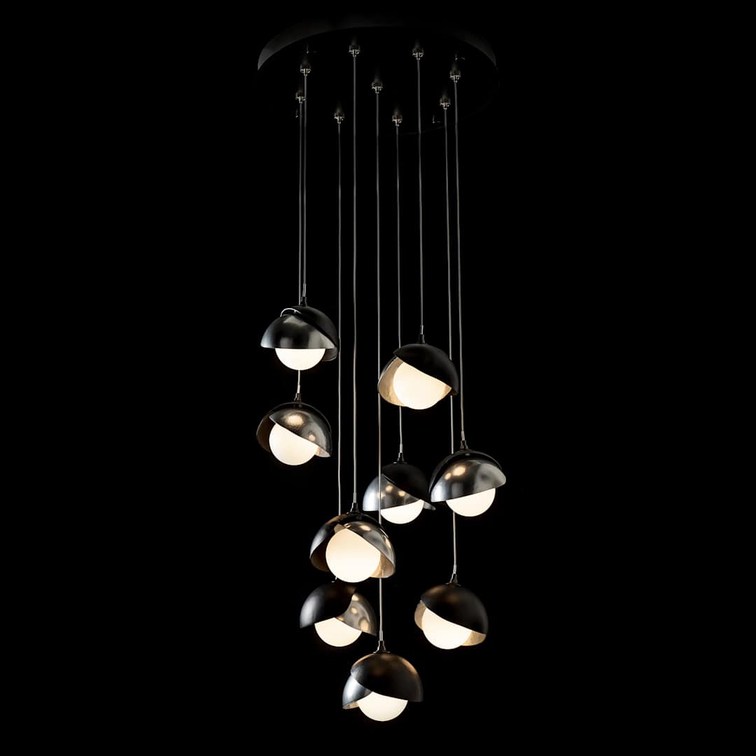 Brooklyn 9 Light 21" Wide Suspension Multi Light Pendant